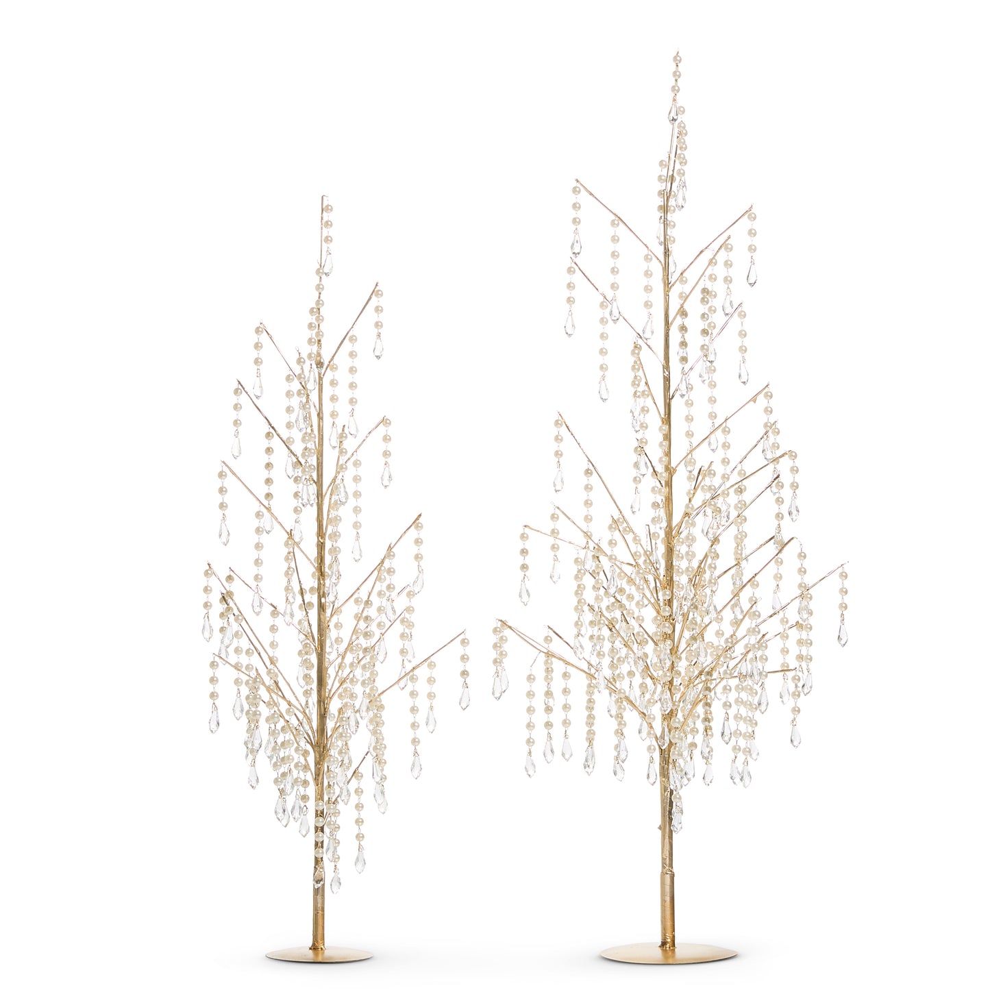 Árbol de perlas y cristales (Set 2 pcs)