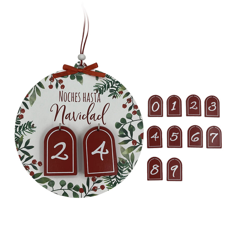Christmas countdown colgante