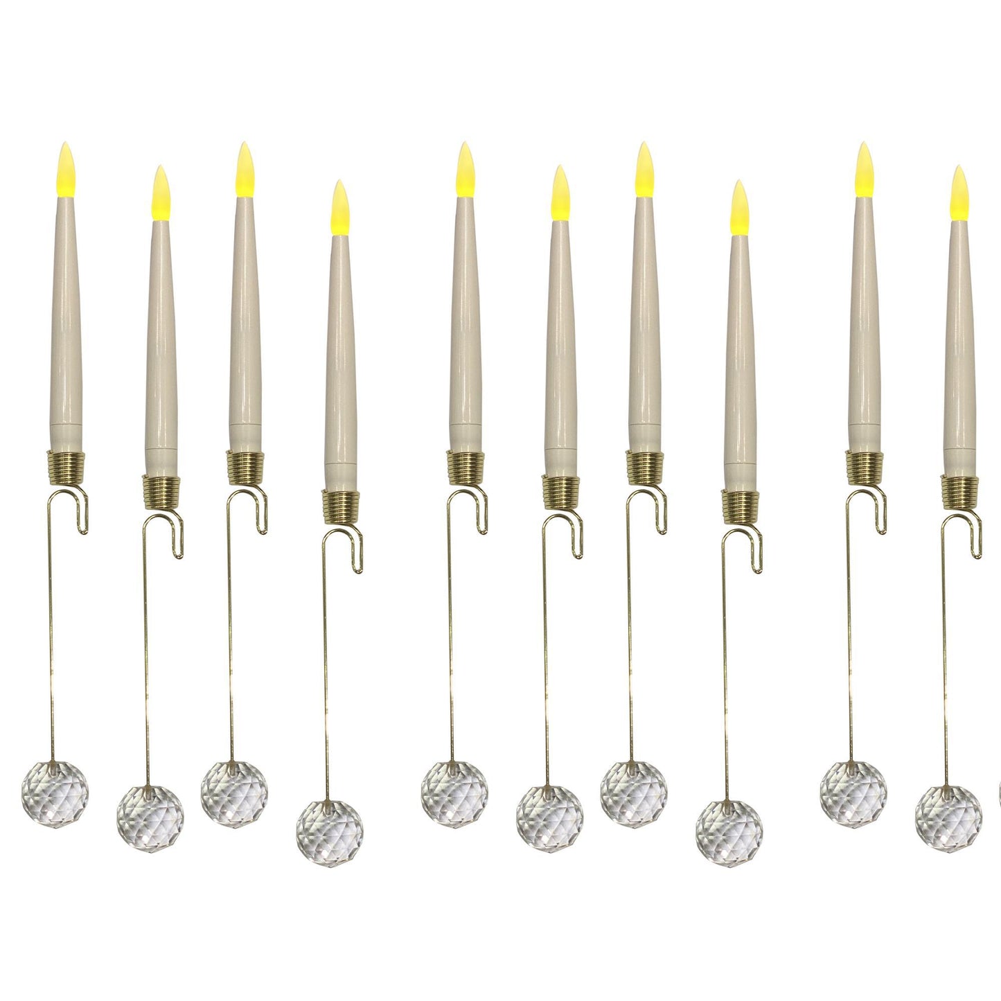 Velas con base de bola acrílica