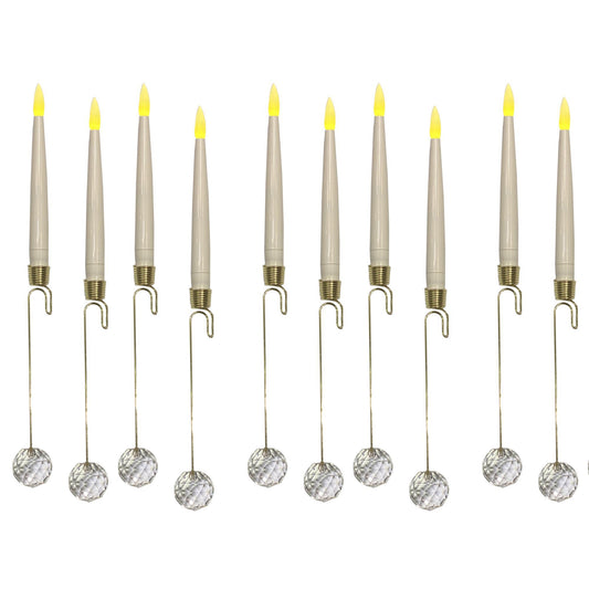 Velas con base de bola acrílica