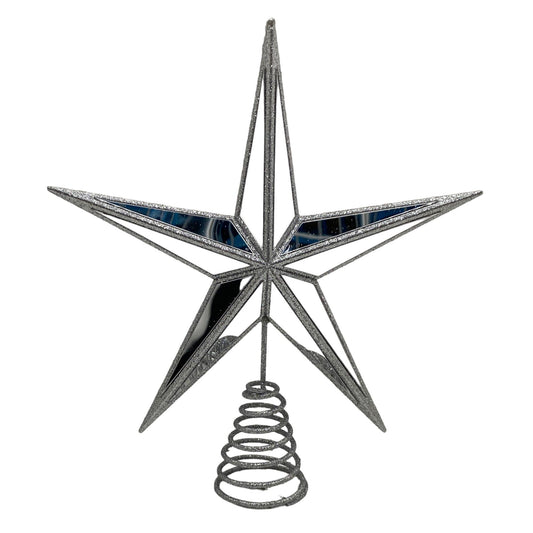 Estrella plateada para árbol