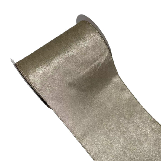 Cinta velvet champán ancha