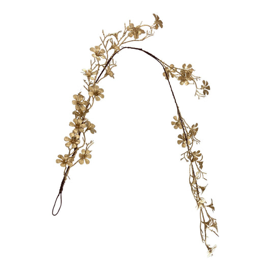 Guirnalda flores doradas