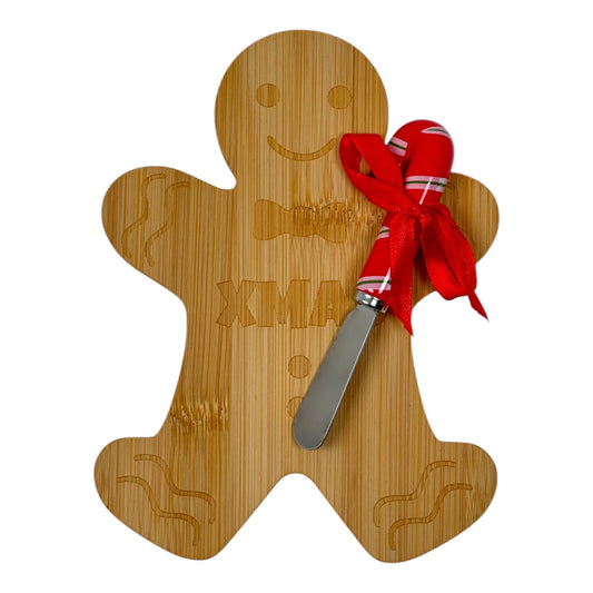 Tabla para queso muñeco de jengibre