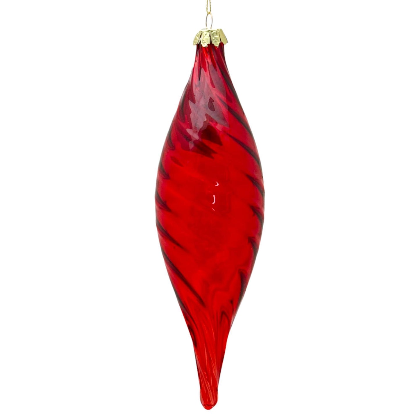 Lágrima roja vidrio