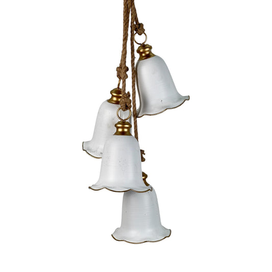 Campanas blancas set 4pcs