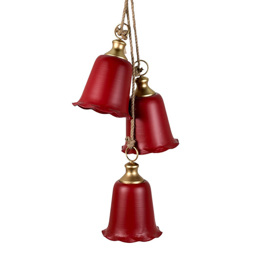 Campanas rojas set 3pcs