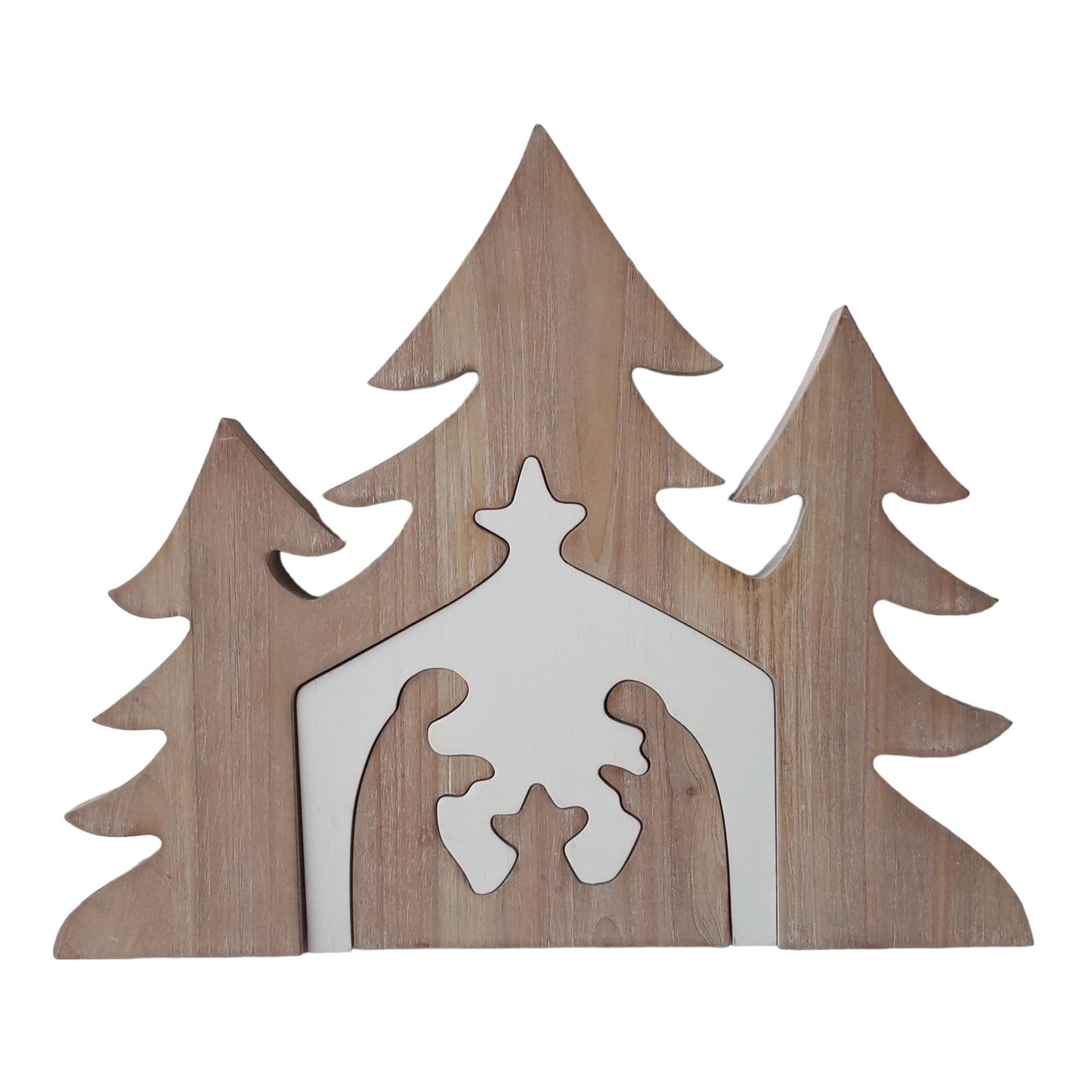 Nacimiento madera rompecabeza