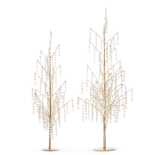 Árbol de perlas y cristales (Set 2 pcs)