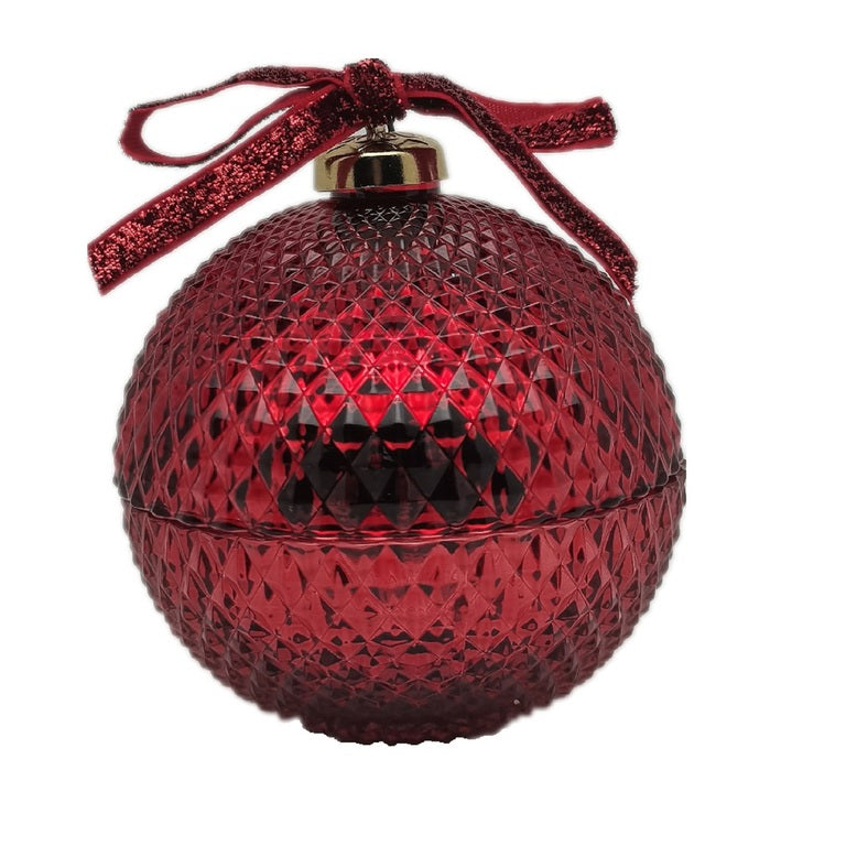 Vela en bola de vidrio