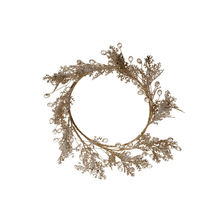 Corona para velas con cristales