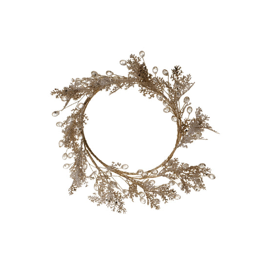 Corona para velas con cristales