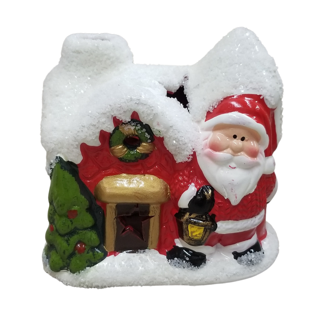Casita cerámica Santa
