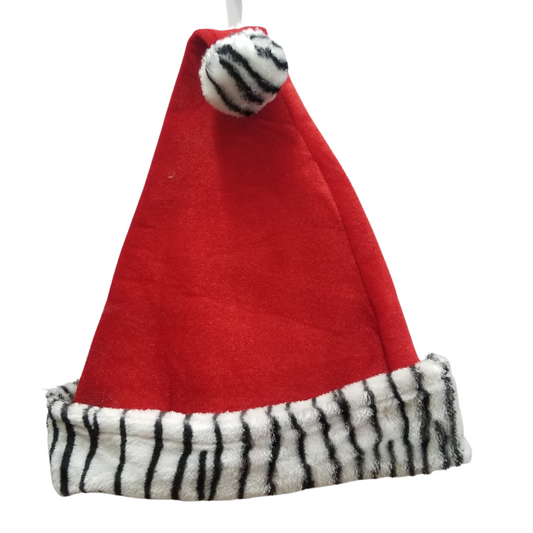 Gorro navideño animal print