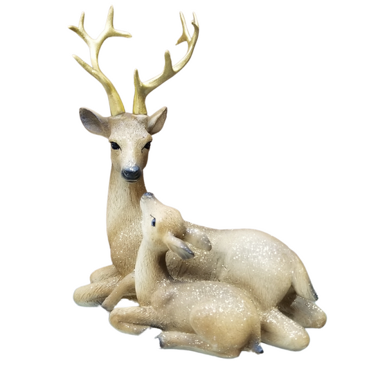 Venado madre e hijo