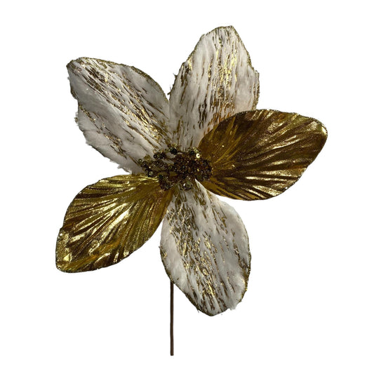 Pascua blanco y dorado
