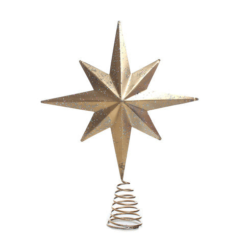 Estrella para arbol dorada