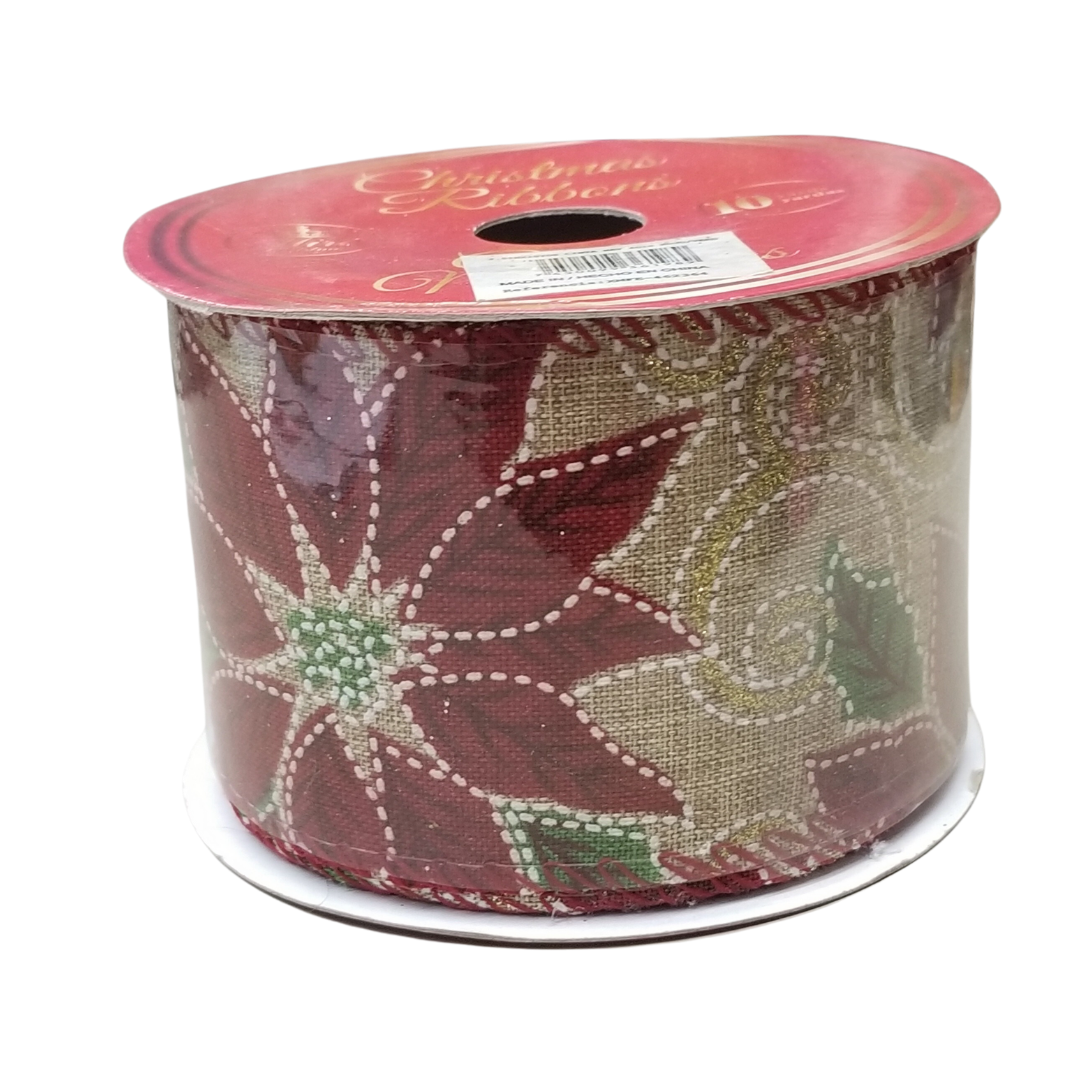 Cinta beige pascuas rojas