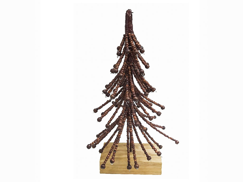 Arbol pelotitas de madera