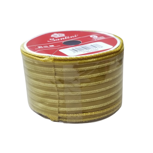 Cinta velvet mostaza
